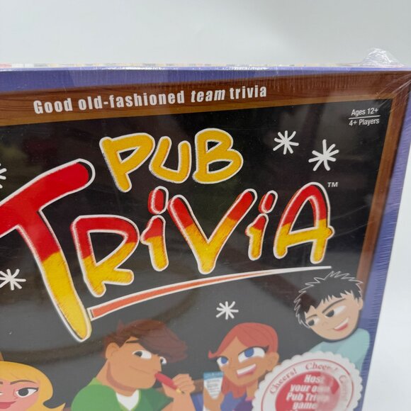 Pub Trivia Board Game University Games NWT shrink wrap present gift fun summer c - Picture 3 of 9